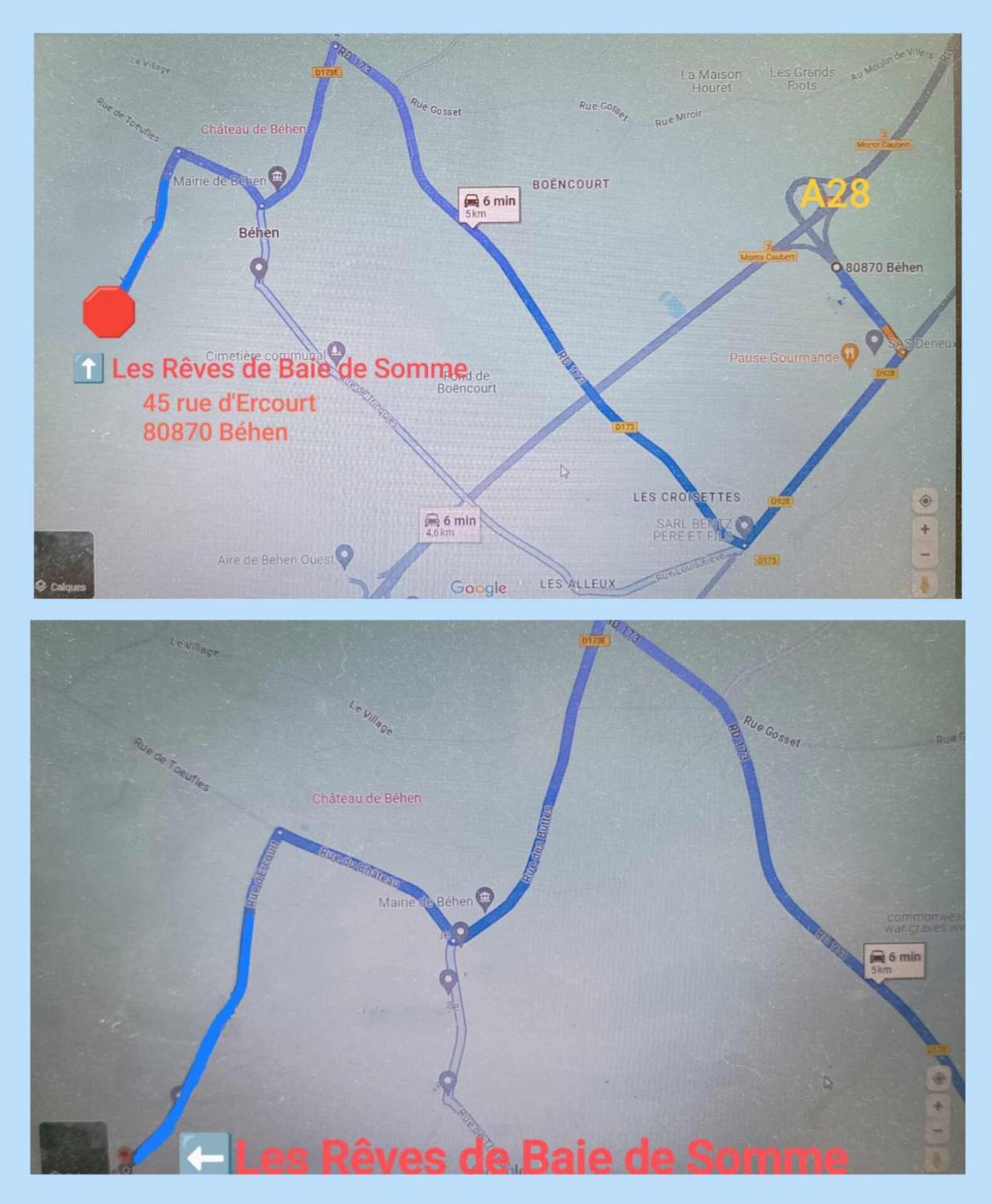 Les Reves De Baie De Somme Chambres D'Hotes , Table D'Hotes Et Spa Béhen Kültér fotó